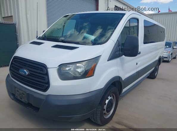 1FBZX2ZM5JKB42732 2018 FORD TRANSIT-350 White Առջևի ձախ երեք քառորդ տեսարան