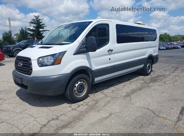 1FBZX2ZM6JKB07214 2018 FORD TRANSIT-350 Белый Передняя левая четверть