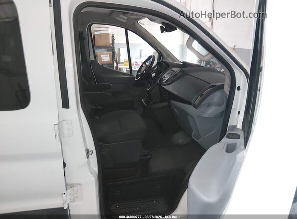 1FBZX2ZM6JKB36082 2018 FORD TRANSIT-350 White Widok wnętrza z przodu