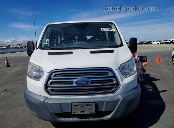 1FBZX2ZM7HKB14702 2017 FORD TRANSIT White Դիմացի տեսք