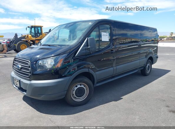 1FBZX2ZM7JKA70318 2018 FORD TRANSIT-350 Черный Передняя левая четверть