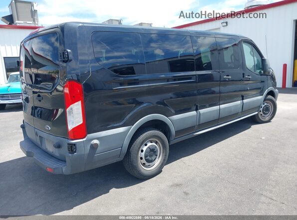 1FBZX2ZM7JKA70318 2018 FORD TRANSIT-350 Черный Задняя правая четверть