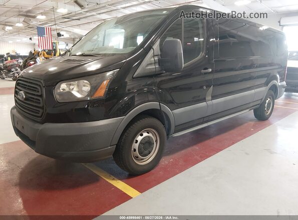 1FBZX2ZM7JKA71050 2018 FORD TRANSIT-350 Black Przód lewy