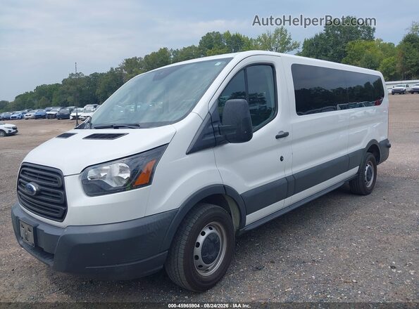1FBZX2ZM7JKB18867 2018 FORD TRANSIT-350 White Առջևի ձախ երեք քառորդ տեսարան