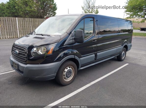 1FBZX2ZM8JKA71056 2018 FORD TRANSIT-350 Черный Передняя левая четверть