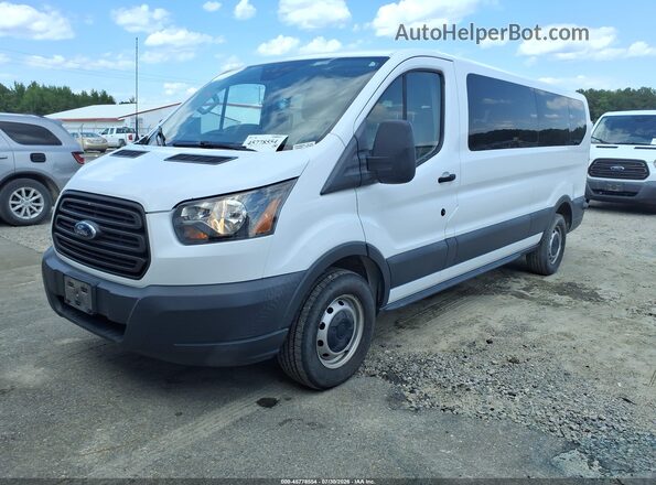 1FBZX2ZM8JKB42904 2018 FORD TRANSIT-350 White Առջևի ձախ երեք քառորդ տեսարան