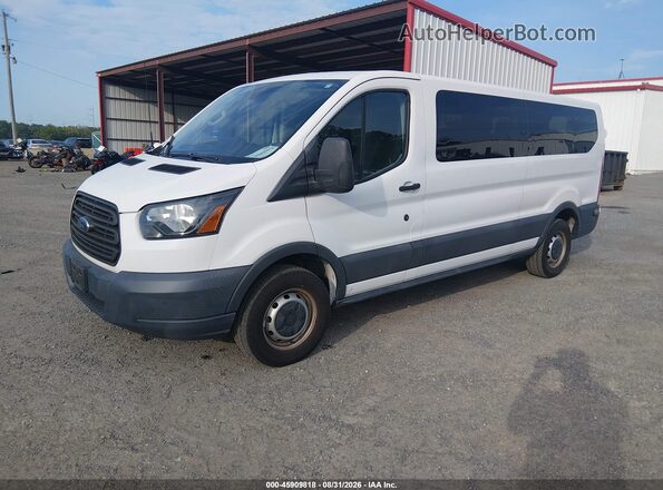 1FBZX2ZM9HKB02518 2017 FORD TRANSIT-350 White წინა მარცხენა ხედი სამი მეოთხედიდან