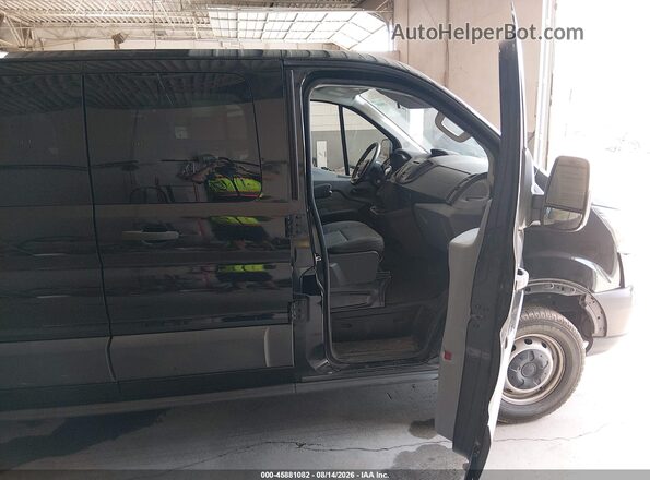 1FBZX2ZM9JKB31295 2018 FORD TRANSIT-350 Black Front interior view