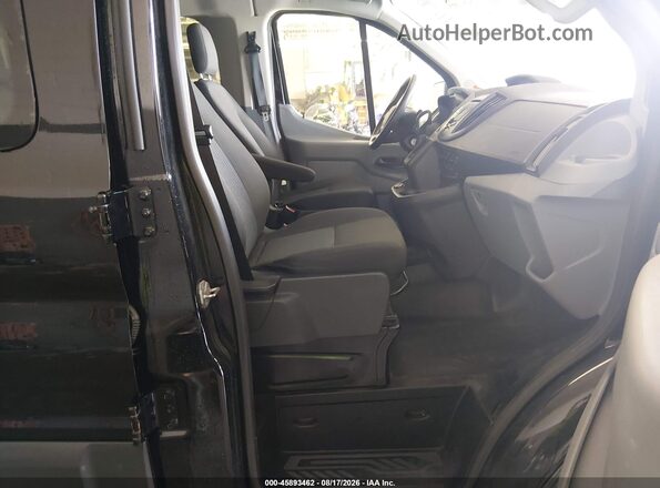 1FBZX2ZMXJKB18877 2018 FORD TRANSIT-350 Black Widok wnętrza z przodu