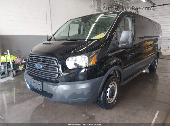 1FBZX2ZMXJKB18877 2018 FORD TRANSIT-350 Black Przód lewy