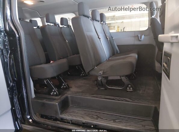 1FBZX2ZMXJKB18877 2018 FORD TRANSIT-350 Black Widok naklejki z numerem VIN