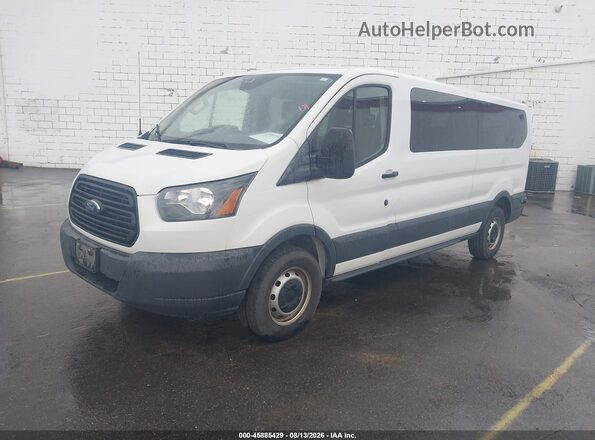 1FBZX2ZMXJKB42757 2018 FORD TRANSIT-350 White Vista tres cuartos delantera izquierda