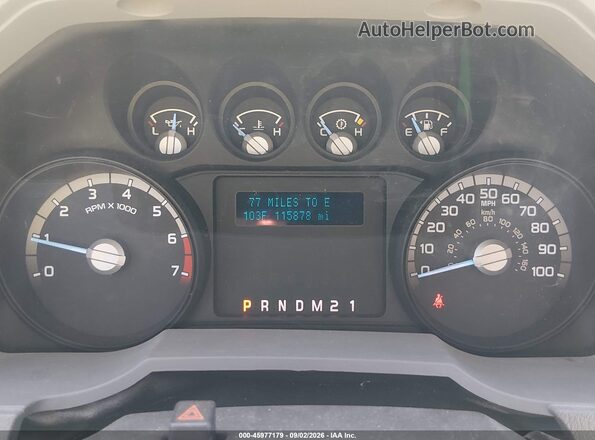 1FD7X2B66GEA45427 2016 FORD F-250 Белый Вид задних сидений