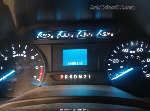 1FD7X2B6XHED88002 2017 FORD F-250 Blue Vista de los asientos traseros