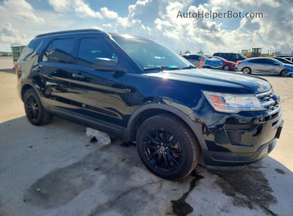 1FM5K7B81JGC84576 2018 FORD EXPLORER Черный Передняя правая четверть