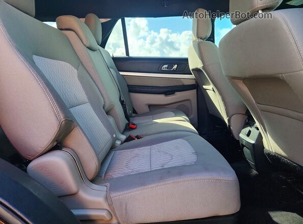 1FM5K7B81JGC84576 2018 FORD EXPLORER Черный Вид задней части салона