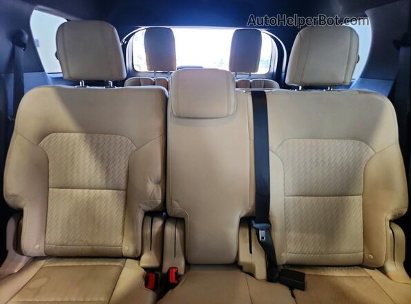 1FM5K7B83HGD20083 2017 FORD EXPLORER Black Вид задніх сидінь
