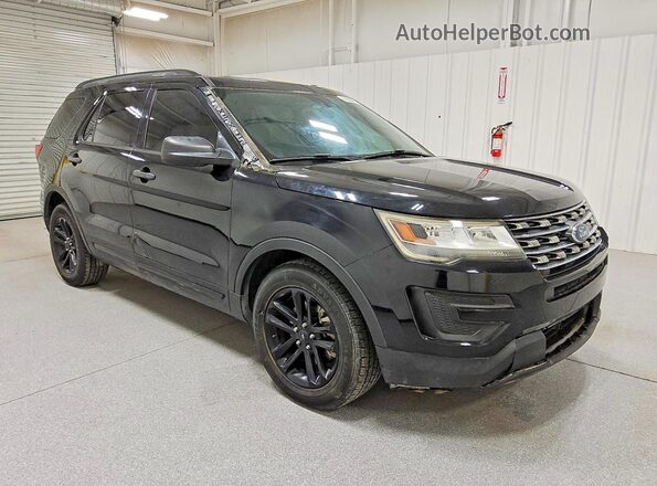 1FM5K7B84HGD90191 2017 FORD EXPLORER Black Delantero derecho