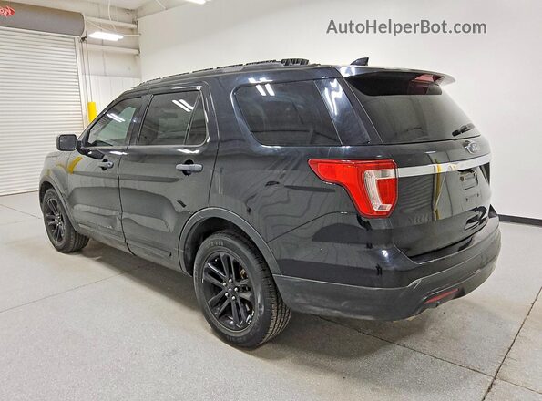 1FM5K7B84HGD90191 2017 FORD EXPLORER Black Trasero izquierdo