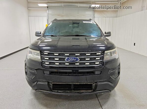 1FM5K7B84HGD90191 2017 FORD EXPLORER Black Vista frontal