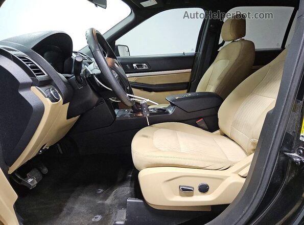 1FM5K7B84HGD90191 2017 FORD EXPLORER Black Vista interior delantera