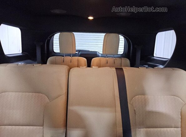 1FM5K7B84HGD90191 2017 FORD EXPLORER Black Vista de los asientos traseros