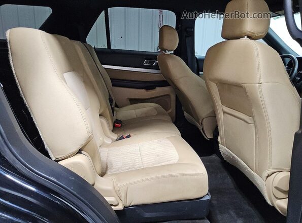 1FM5K7B84HGD90191 2017 FORD EXPLORER Black Vista interior trasera