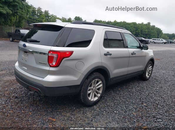 1FM5K7B86GGD06452 2016 FORD EXPLORER Silver უკანა მარჯვენა