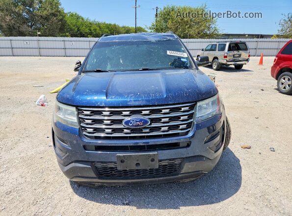 1FM5K7B86HGA99031 2017 FORD EXPLORER Синий Вид спереди