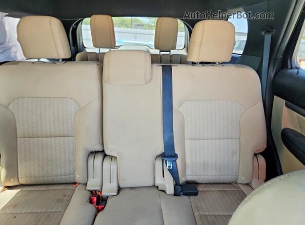 1FM5K7B86HGA99031 2017 FORD EXPLORER Синий Вид задних сидений