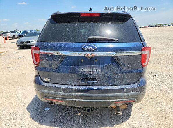 1FM5K7B86HGA99031 2017 FORD EXPLORER Синий Вид сзади
