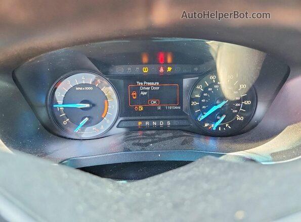 1FM5K7B86HGA99031 2017 FORD EXPLORER Синий Вид щитка приборов