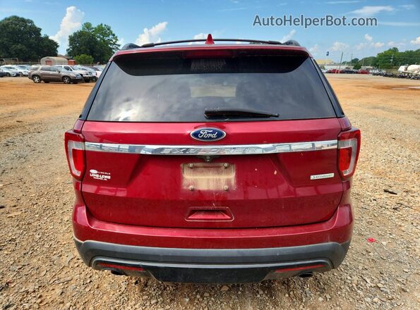 1FM5K7BH3HGB03522 2017 FORD EXPLORER Red Vista trasera