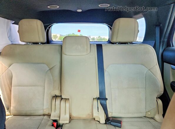 1FM5K7D80GGA95164 2016 FORD EXPLORER Black Вид задніх сидінь