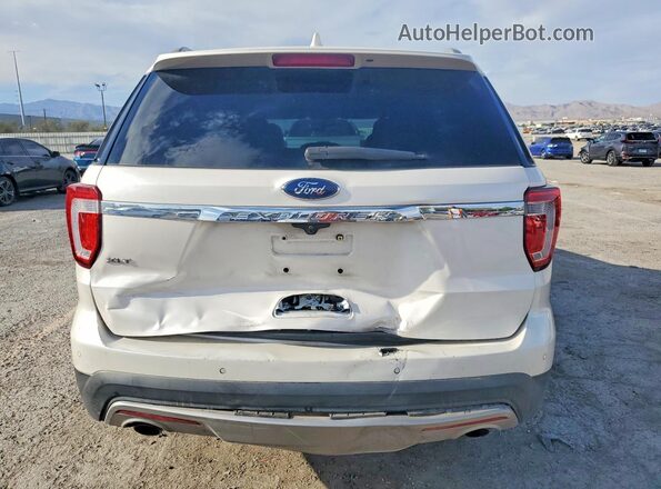 1FM5K7D80HGD99872 2017 FORD EXPLORER White Widok z tyłu