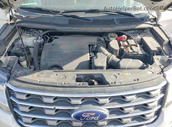 1FM5K7D80HGD99872 2017 FORD EXPLORER White Widok komory silnika