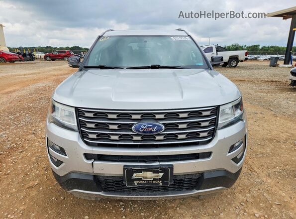 1FM5K7D81HGA73899 2017 FORD EXPLORER Silver Widok z przodu