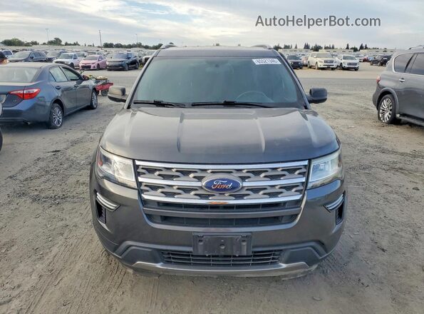 1FM5K7D81JGA81278 2018 FORD EXPLORER Charcoal Вид спереду