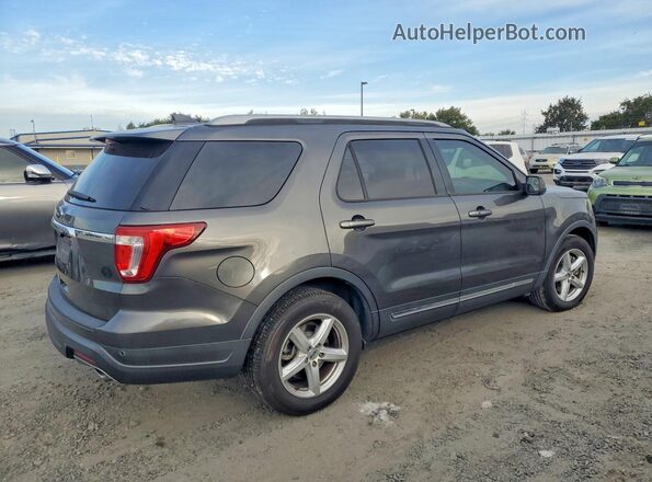 1FM5K7D81JGA81278 2018 FORD EXPLORER Charcoal Задня права чверть