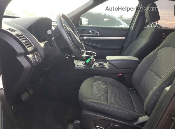 1FM5K7D81JGA81278 2018 FORD EXPLORER Charcoal Вид салону спереду