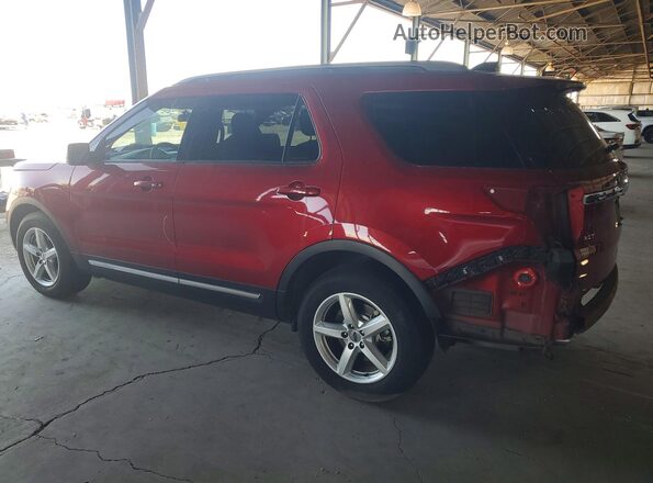1FM5K7D81JGC00575 2018 FORD EXPLORER Красный Задняя левая четверть
