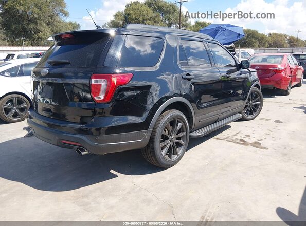 1FM5K7D81JGC13956 2018 FORD EXPLORER Черный Задняя правая четверть