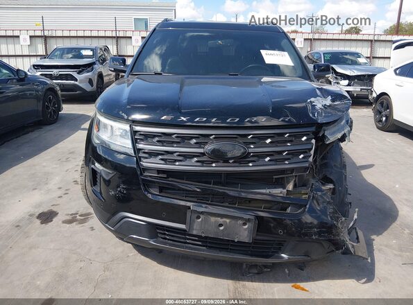 1FM5K7D81JGC13956 2018 FORD EXPLORER Черный Вид спереди