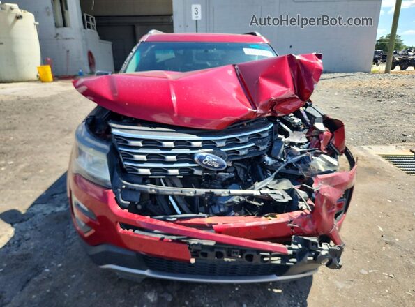 1FM5K7D82GGC98380 2016 FORD EXPLORER Красный Вид спереди