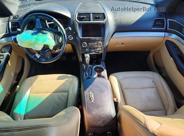 1FM5K7D82GGC98380 2016 FORD EXPLORER Красный Вид панели приборов
