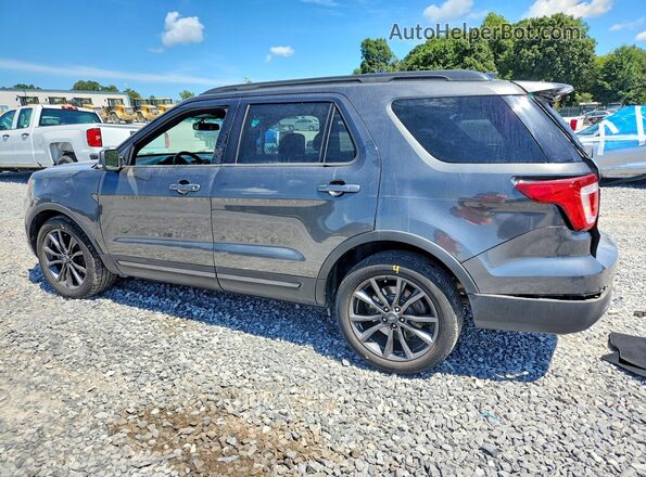 1FM5K7D82HGB68763 2017 FORD EXPLORER Black Tył lewy