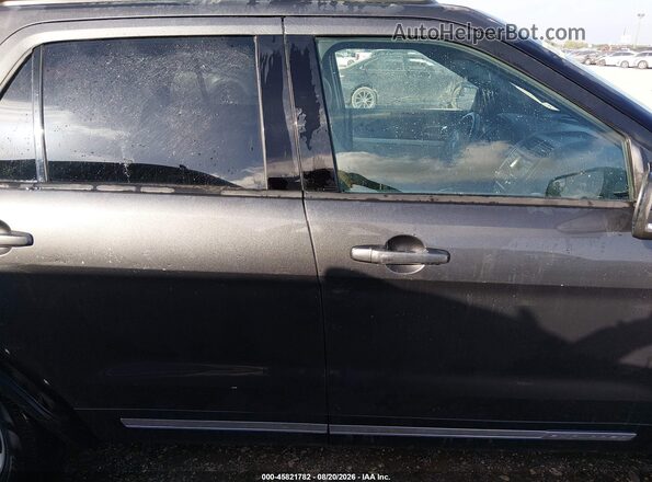 1FM5K7D82HGE22309 2017 FORD EXPLORER Gray Rear interior view