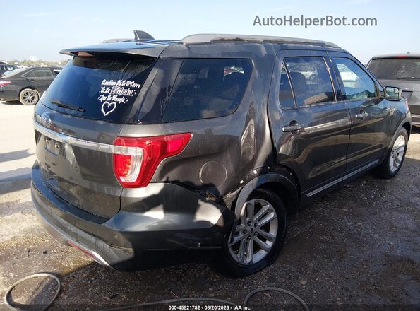 1FM5K7D82HGE22309 2017 FORD EXPLORER Gray Rear right