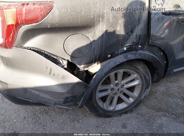 1FM5K7D82HGE22309 2017 FORD EXPLORER Gray Front view