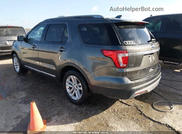 1FM5K7D82HGE22309 2017 FORD EXPLORER Gray Rear left